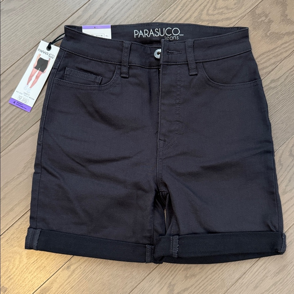 Size 4 Parasuco Women's Charcoal Jean Shorts